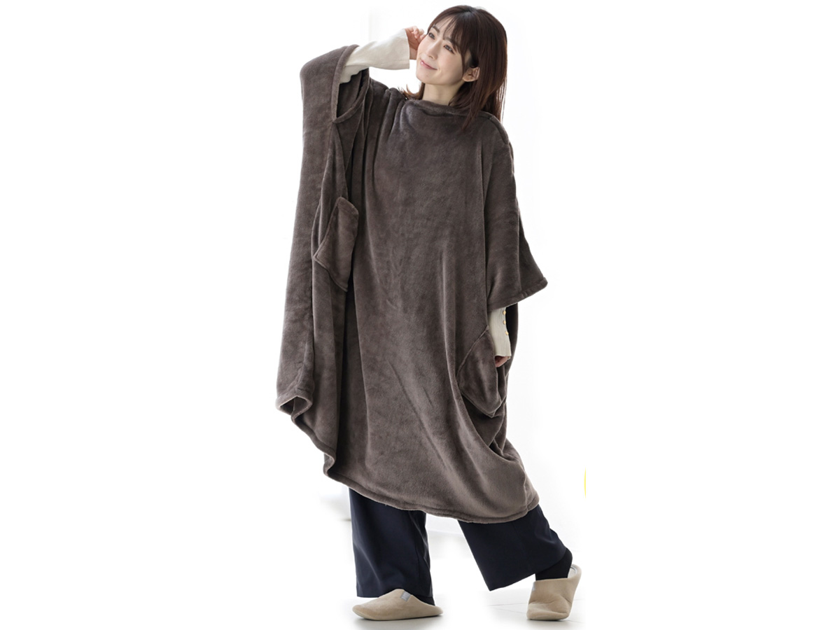 山善 くるみケット YKTPD-15 USB着る毛布